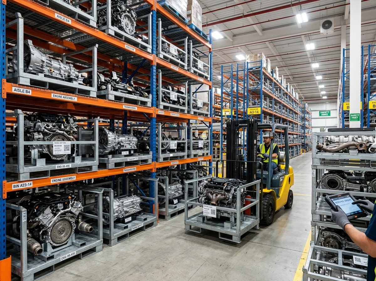 Automotive assembly components, engines and precision parts logistics